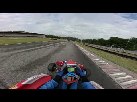 On board Cogiskart Corridonia with Easykart 125