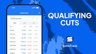 How to Compare Swim Times to Qualifying Standards in SwimTrack