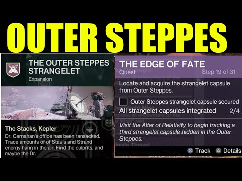 Destiny 2 - Locate and acquire the strangelet capsule from Outer steppes | The edge of Fate