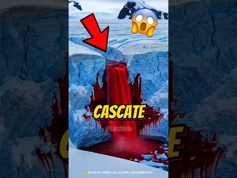 HANNO TROVATO LE CASCATE ROSSE - È LA FINE DEL MONDO? 😱 #curiosità #informative