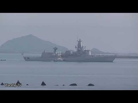 ROYAL NETHERLANDS NAVY FRIGATE HNLMS VAN AMSTEL F831 IN PLYMOUTH SOUND 24-6-24