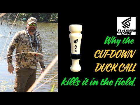 LEGENDARY GEAR'S AXE CUTDOWN DUCK CALL with GEORGE LYNCH #duckhunting #duckhunters #duckcalls #ducks