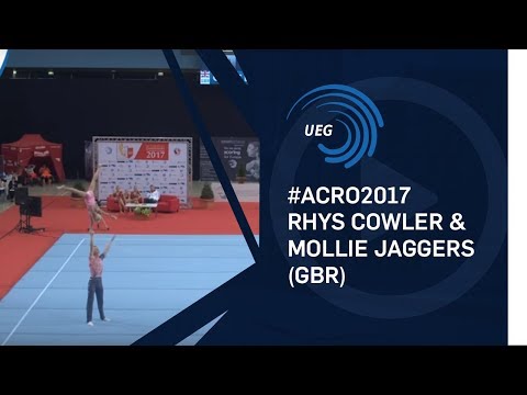 Rhys COWLER & Mollie JAGGERS (GBR) - 2017 Acro Europeans, junior balance final