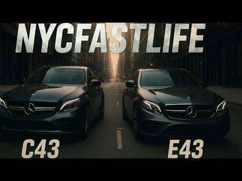 AMG E43 VS C43 DRAG RACE!