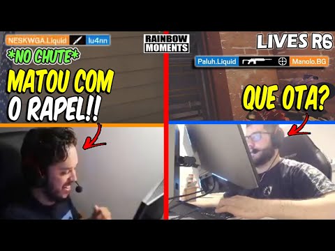 NESK LEVOU O CARA COM O RAPEL 😱😱 ROUND ASSUSTADOR NA FPL, BALA DO PALUH - MELHORES MOMENTOS LIVES R6