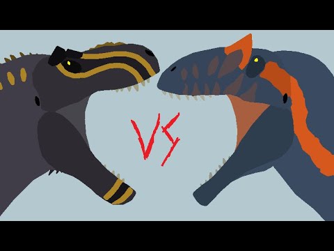 PIVOT DINOSAUR FIGHT - Tyrannosaurus vs Giganotosaurus
