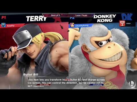 Lagspike 25 - Loser Finals - ChunkyKong (Donkey Kong) vs SCK | Anality (Terry)