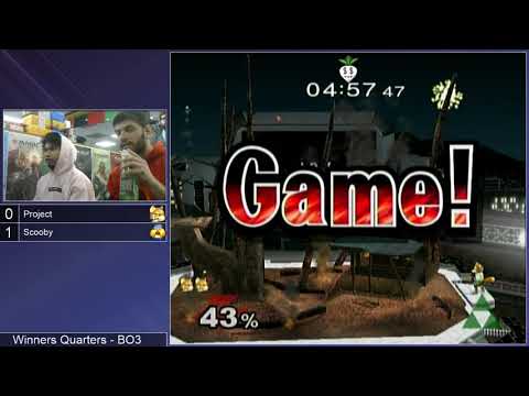 GSS 108 SSBM - Project (Fox) vs. Scooby (Sheik) - Melee WQF