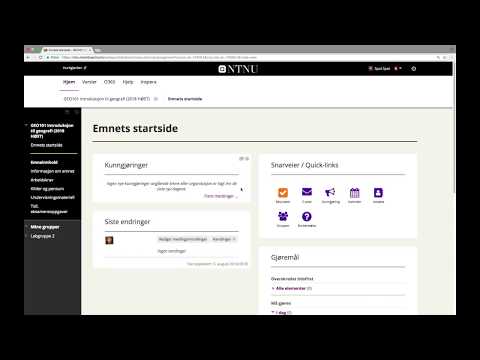 Introduksjon til Blackboard for studenter