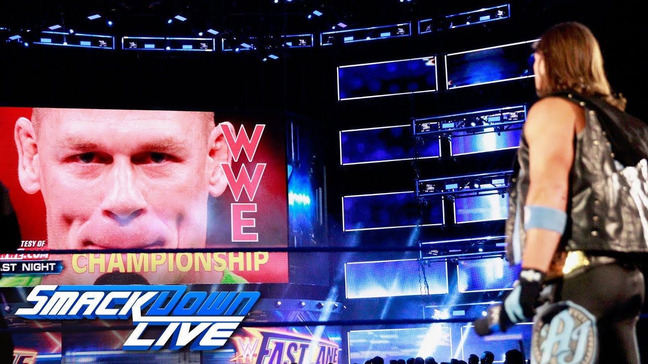 AJ Styles responds to John Cena's WrestleMania suggestions: SmackDown LIVE, March 6, 2018