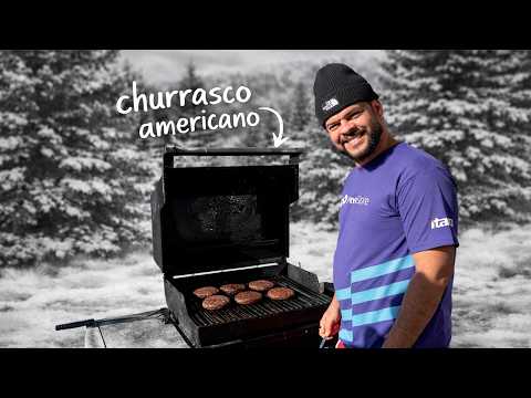 CHURRASCO AMERICANO NA NEVE
