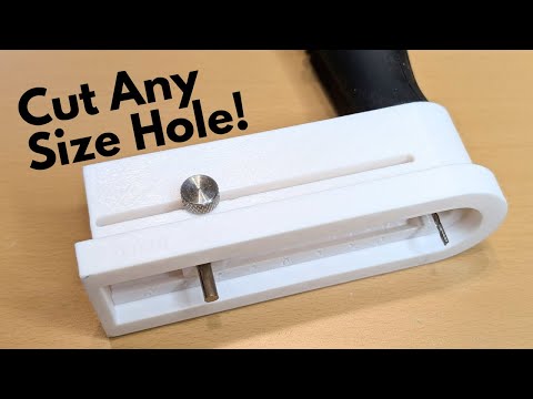 3D-Printed Circle Jig for Panels – Adjustable & Precise