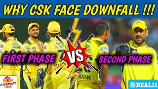 IPL 2023 - These Top 05 Reason why CSK Loss Continuously Matches in Phase Two | CSK Downfall Reason