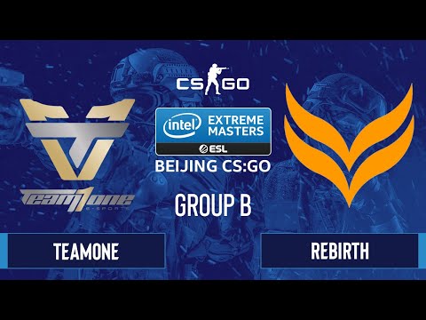 CS:GO - TeamOne vs. Rebirth [Overpass] Map 1 - IEM Beijing 2020 Online - Group B - NA