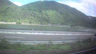 preview picture of video 'Koblenz to Oberwesel, Rhine Gorge Views from a Train, Rhineland Palatinate, Germany - 24 August 2014'