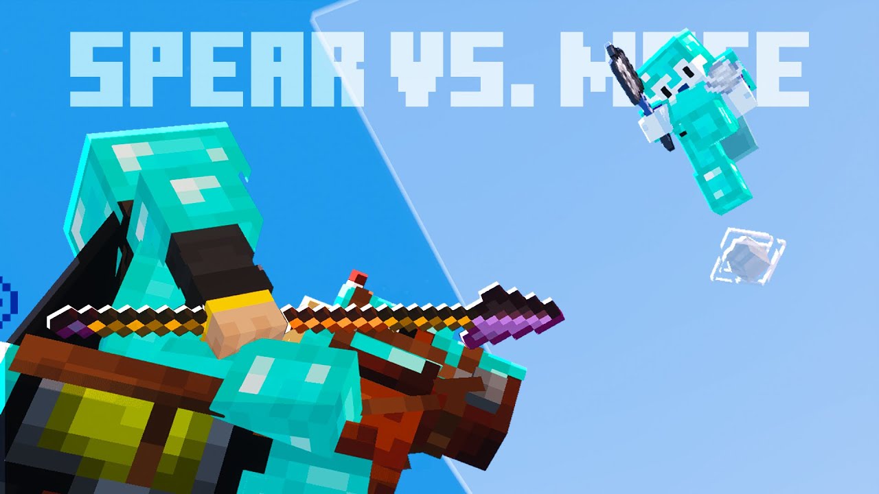 Minecraft Spear VS Mace: Weapon Test