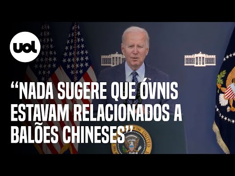 UFOs: Biden says downed objects were balloons not linked to China