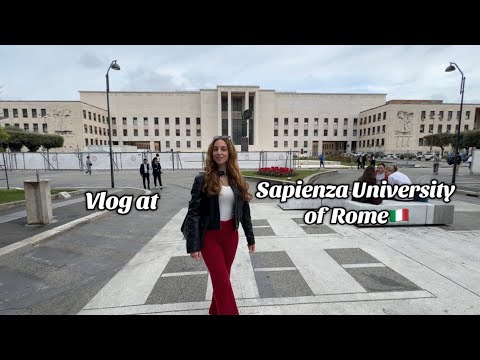 Vlog presso l'Università Sapienza di Roma | Tour del campus | Com'è la mia esperienza?