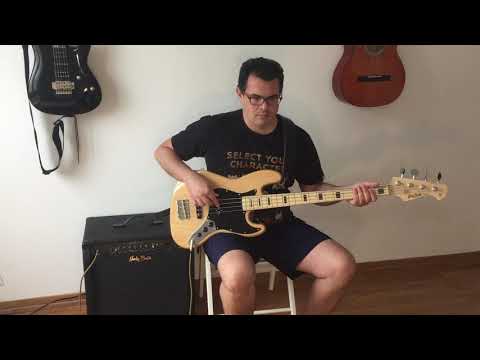 The first test of my new BASS was a BLAST! - Harley Benton 75-MN - HB-80B - LOL