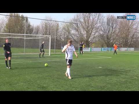 De strafschoppenserie van de bekerwedstrijd (1/4 finale) RKSV Minor-RKSV Mierlo Hout 31-03-2019