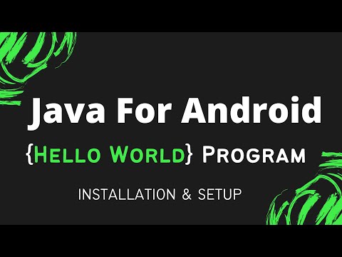 Java First Program Storing Variables Hello World Installation Of Java Android App Dev