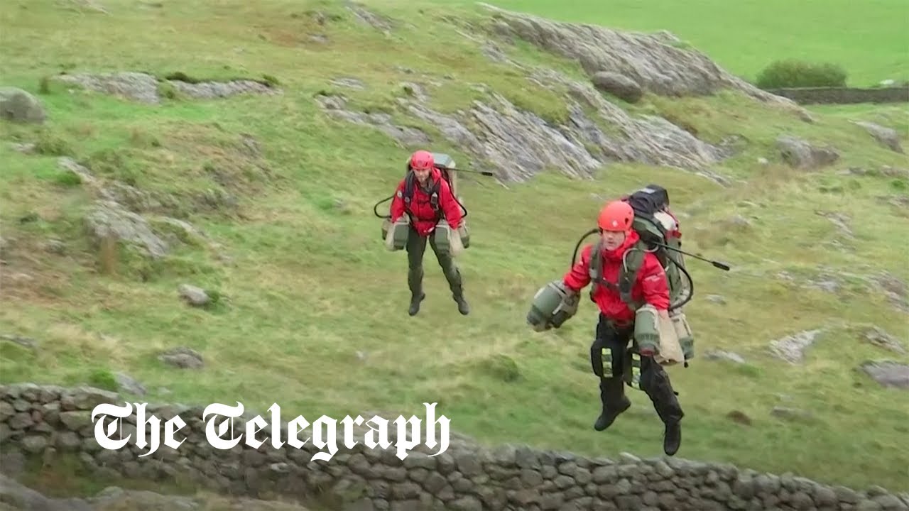Watch: Paramedics in jet packs fly up mountains to reach casualties - Vimarsana News