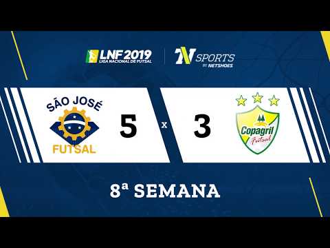 LNF2019 - Gols - 8r - São José 5 x 3 Copagril