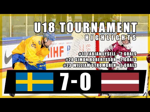 U18 IIHF Game Highlights | Team Sweden vs Latvia | May 1, 2021