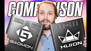 Huion Inspiroy H1060P vs Gaomon M10K Drawing Tablets Compared