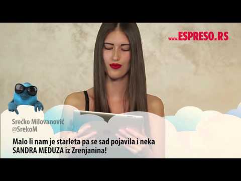 #EspresoTviter: Sandra Meduza čita tvitove o sebi