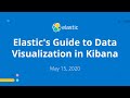 Elastic's Guide to Data Visualization in Kibana - May 15, 2020 Elastic Meetup