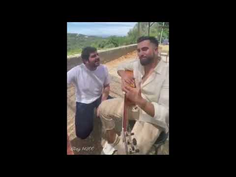 Kendji Girac sur le tournage du clip "CATENA" avec Patrick Fiori 🌴