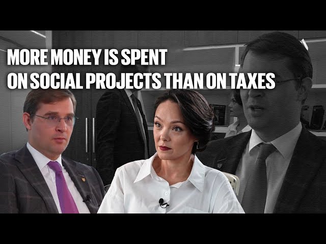 We spend more money on social projects than we do on taxes