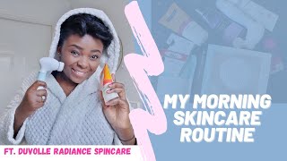 HOW TO GET RID OF ACNE SCARS FAST! *HACK* SKINCARE ROUTINE (FT Duvolle Radiance Spincare System)