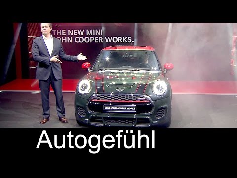 New Mini John Cooper Works F56 with 231 hp world premiere - Autogefühl