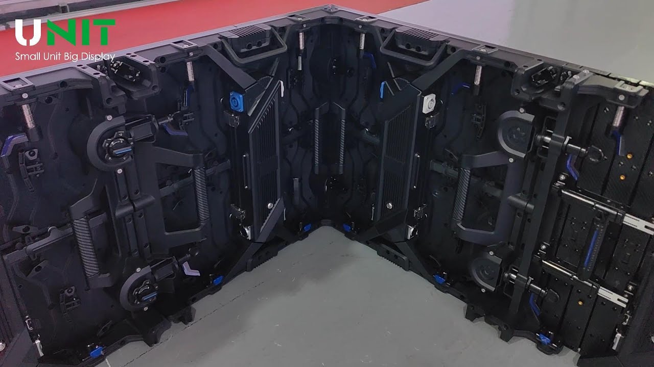 How to Install MY500×500mm Rental LED Display | Right-Angle, Flexible, and Curved Cabinets Guide