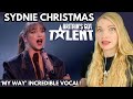 Vocal Coach Reacts: SYDNIE CHRISTMAS 'My Way' BGT Semi Final 2024 - In Depth Analysis!