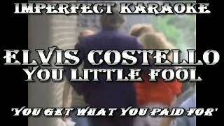 Elvis Costello karaoke - You Little Fool (w/video background)