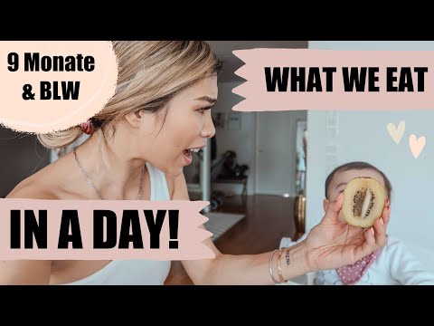 What We Eat In A Day! 9 Monate altes Baby & BLW l Kisu