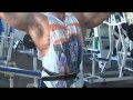 Robin Strand 10 days out arm training!!
