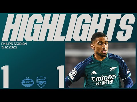 HIGHLIGHTS | PSV Eindhoven vs Arsenal (1-1) | Champions League
