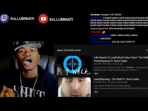 SOLLUMINATI REACTS TO TUB WALK *LOS POLLOS DISS*