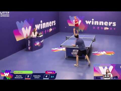 WINners CUP table 1 19.12 Zhurba Aleksandr - Gubenko Artem 17:00