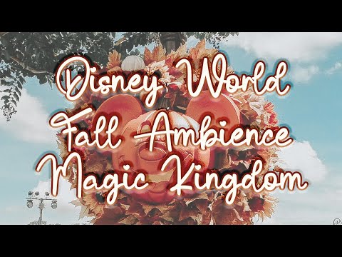 Disney Magic Kingdom Fall Ambience - Main Street USA Halloween Decorations (1 hour version)