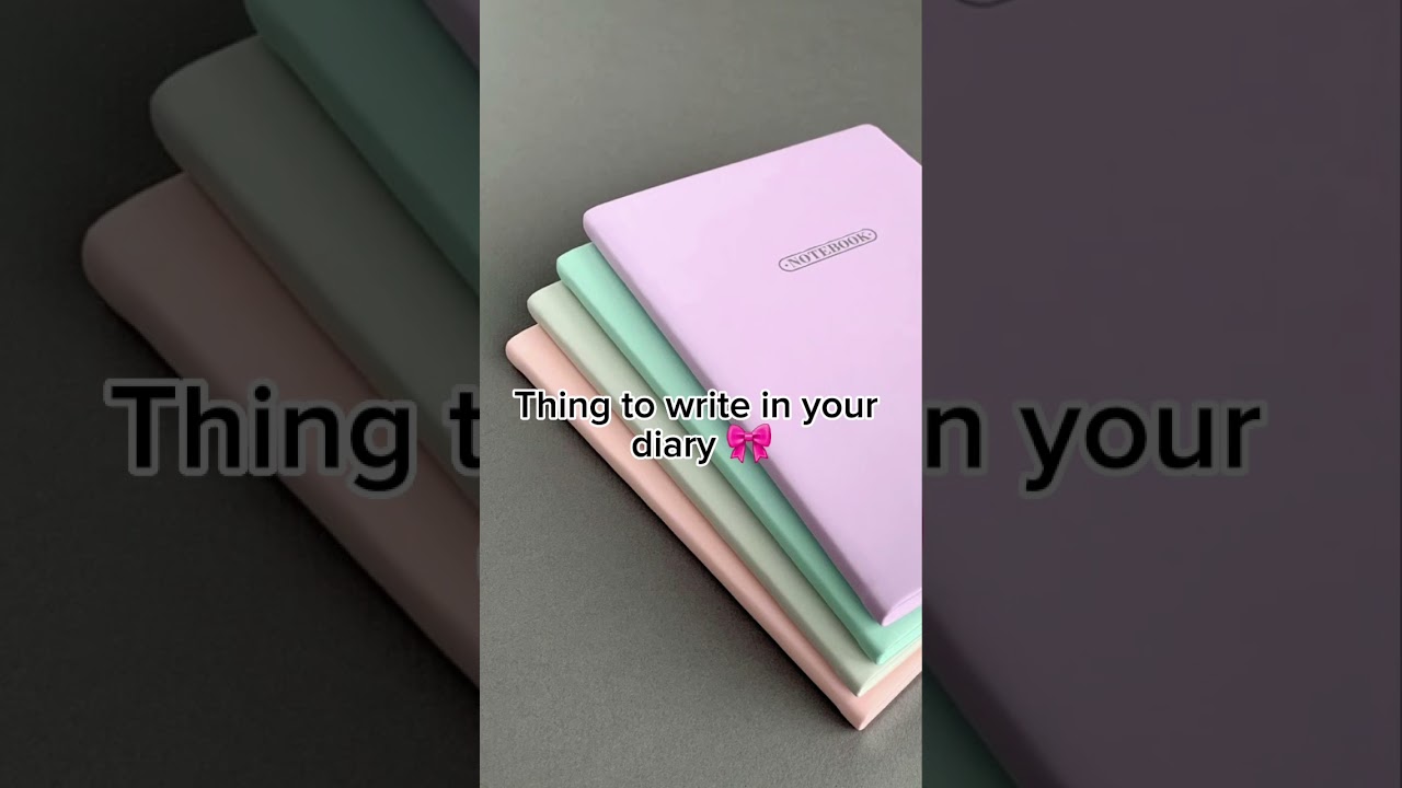 thing to write in your diary part-1 #aesthetic #advice #viral #tips #notebook #fyp