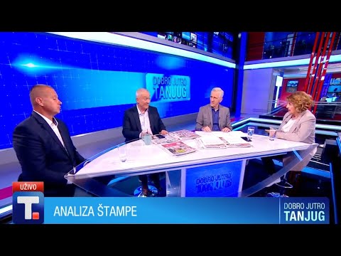Analiza štampe 30.08.22. - Suzana Grubješić i Robert Čoban • DOBRO JUTRO TANJUG