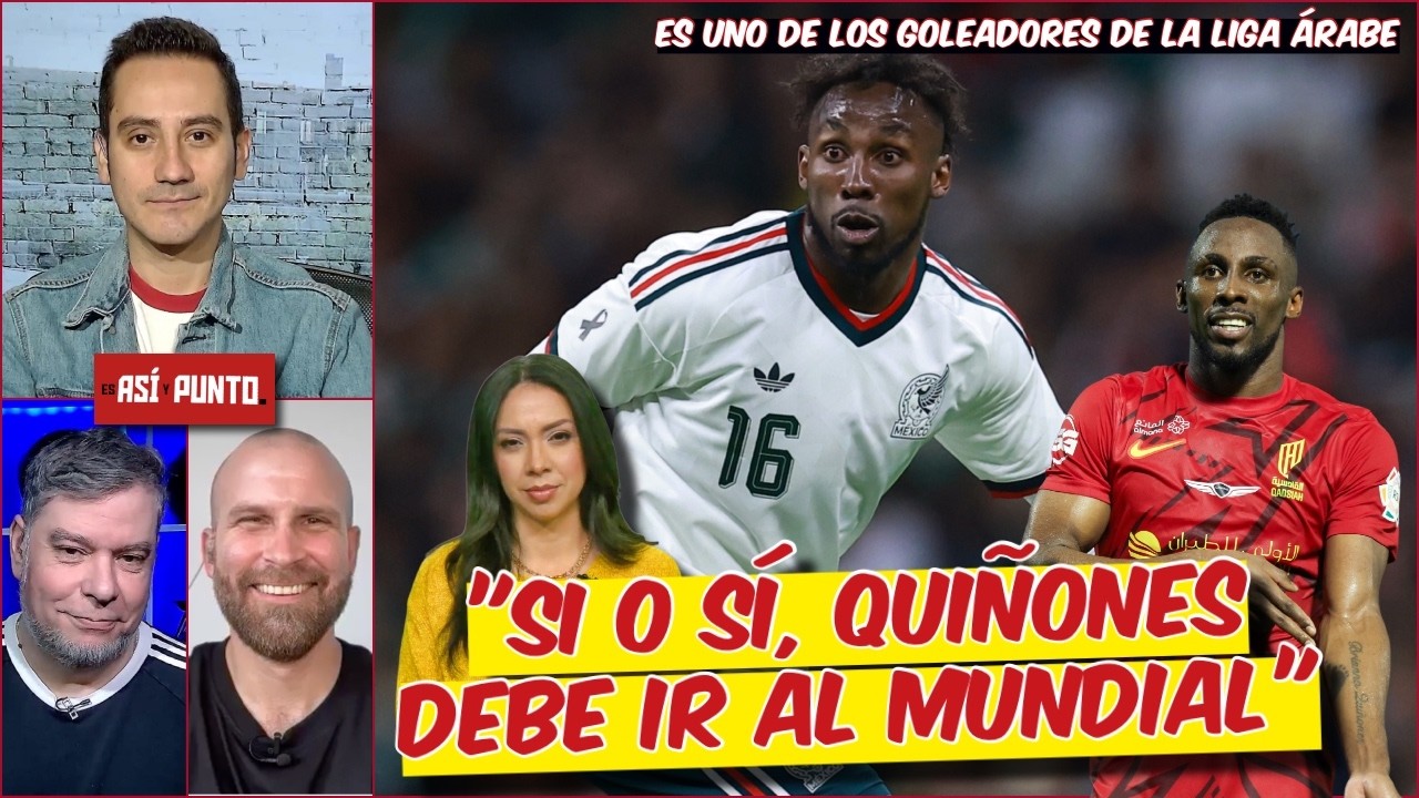 Quiñones iría HASTA CON COLOMBIA al MUNDIAL. El Vasco LO TIENE que LLEVAR si o Sí | Es Así y Punto