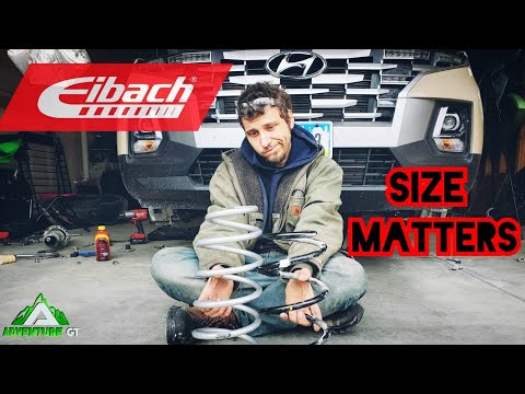 Hyundai Santa Cruz Lift Kit by Eibach. Install and Review