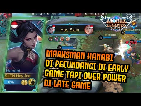 HANABI MARKSMAN TERKUAT DI LATE GAME | LAWAN KING OF GODLINE BEATRIX -Mobile Legends