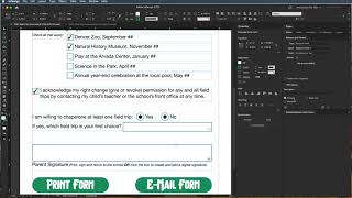 InDesign 2022 - Creating a Signature Field